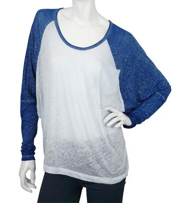 free people burnout raglan tee singer  22