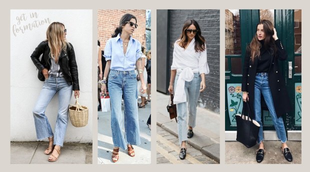 jeans and slides inspo